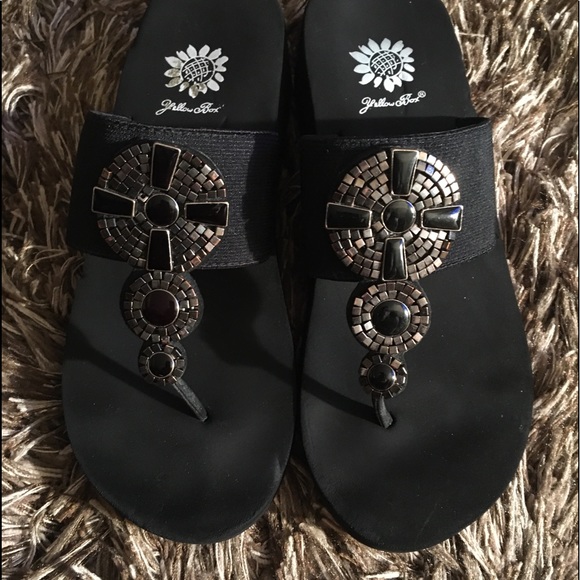 yellow box belmac flip flops